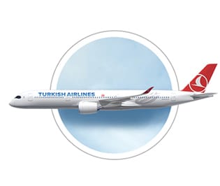 Aircraft type Airbus A350-900 in our fleet