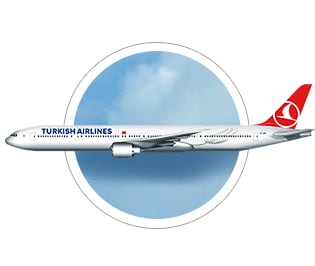 Aircraft type Boeing 777-300 ER in our fleet